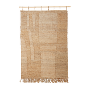 Harvest wall rug in natural jute and beechwood stem 50x100cm - Ferm Living