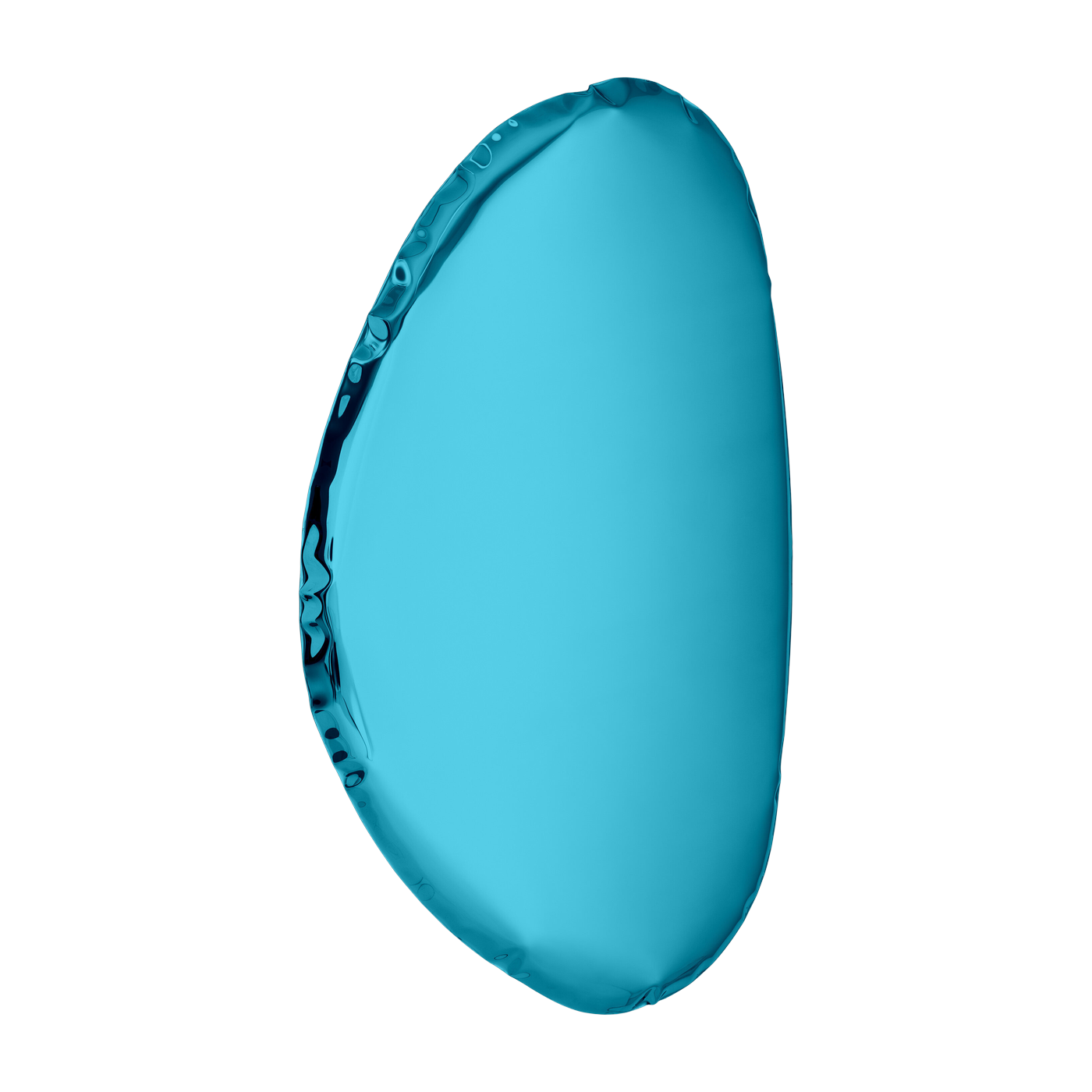 Espejo de acero inoxidable azul zafiro 124x79x6cm Tafla O3 - Zieta