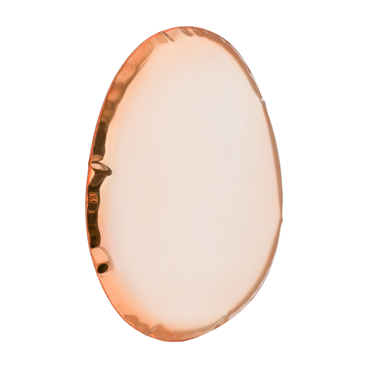 Specchio in acciaio inox rosa-oro 55x50x6cm Tafla O6 - Zieta