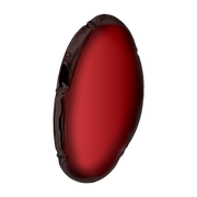 Ruby-red stainless-steel mirror 60x40x6cm Tafla O5 - Zieta