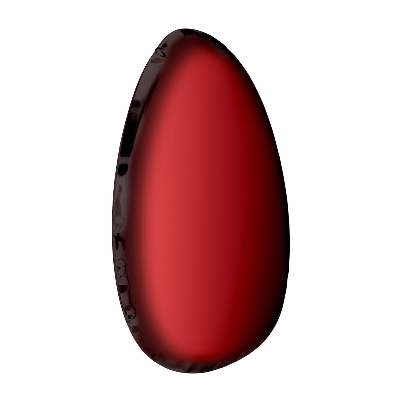 Espejo de acero inoxidable rojo rubí 86x57x6cm Tafla O4. 5 - Zieta