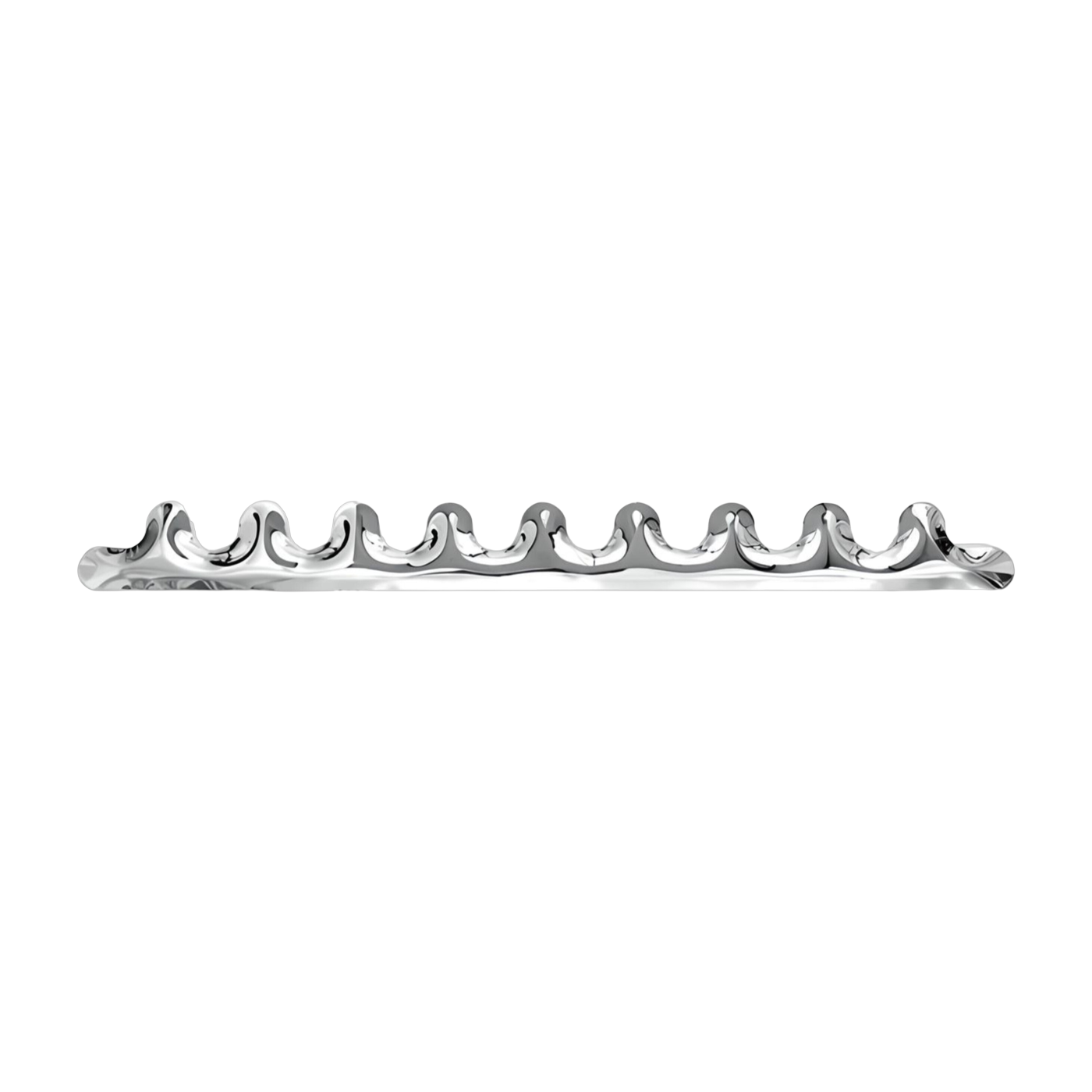 Porte-manteaux en inox poli Kamm 9 - Zieta