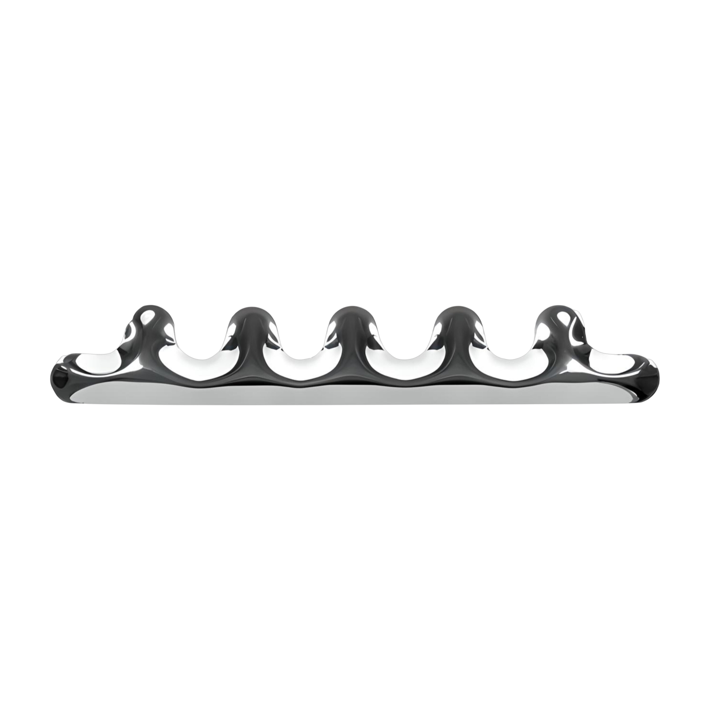 Appendiabiti Kamm 5 in acciaio inox lucidato - Zieta