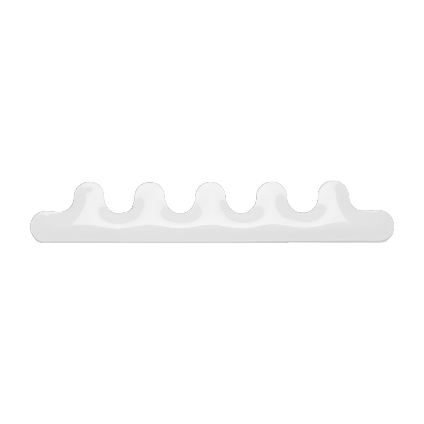 Porte-manteaux en acier blanc Kamm 5 - Zieta