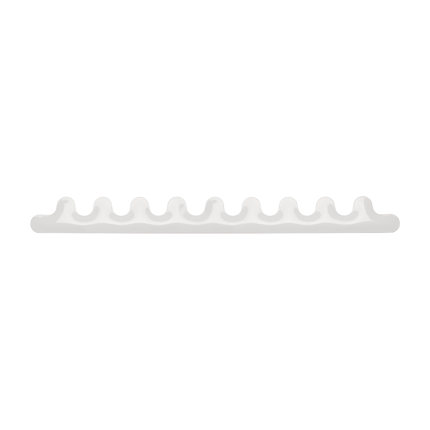 Porte-manteaux en acier blanc Kamm 9 - Zieta