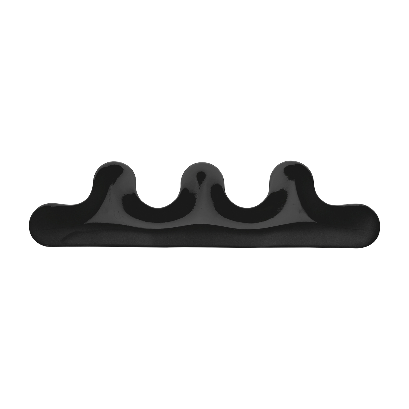 Appendiabiti in acciaio nero Kamm 3 - Zieta