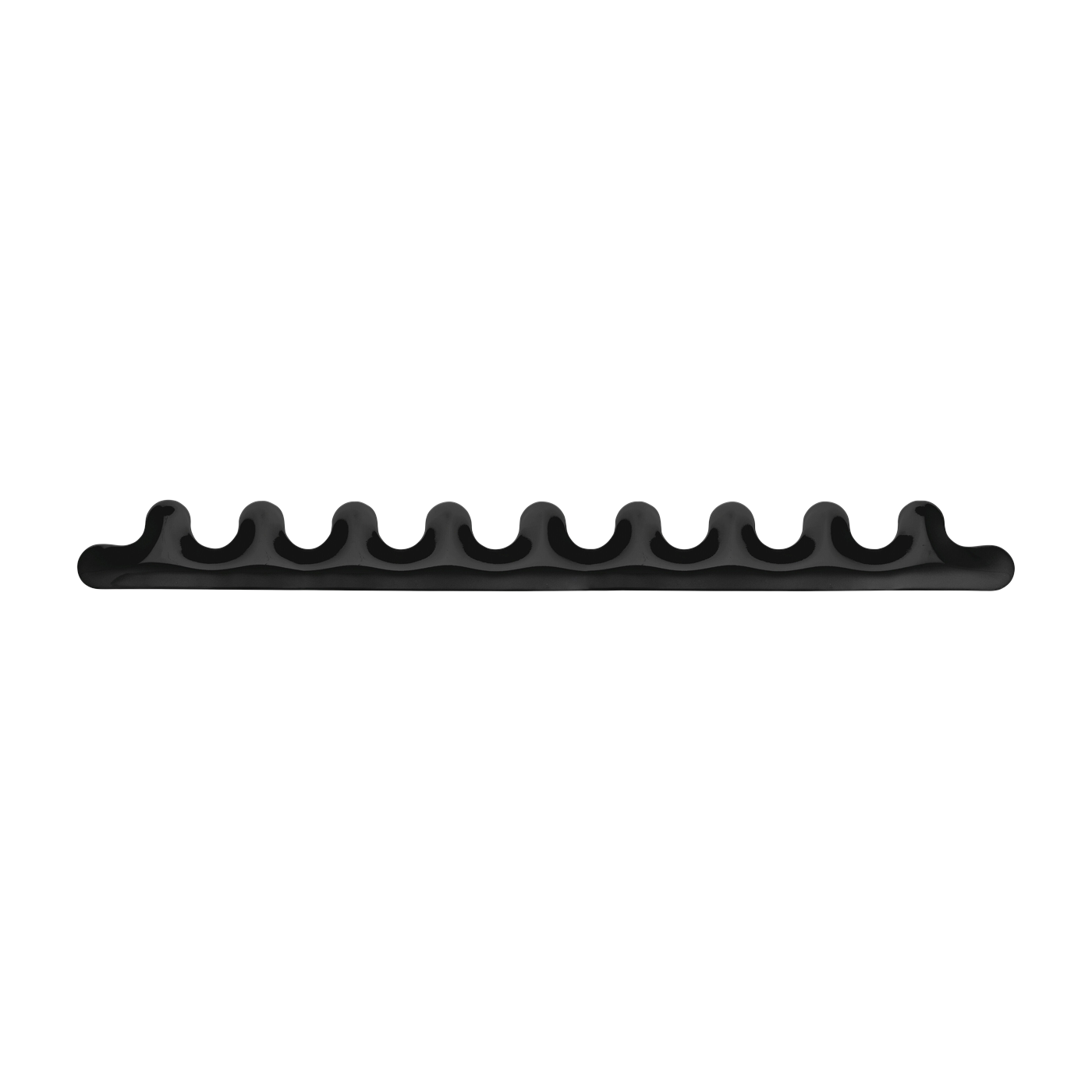 Porte-manteaux en acier noir Kamm 9 - Zieta