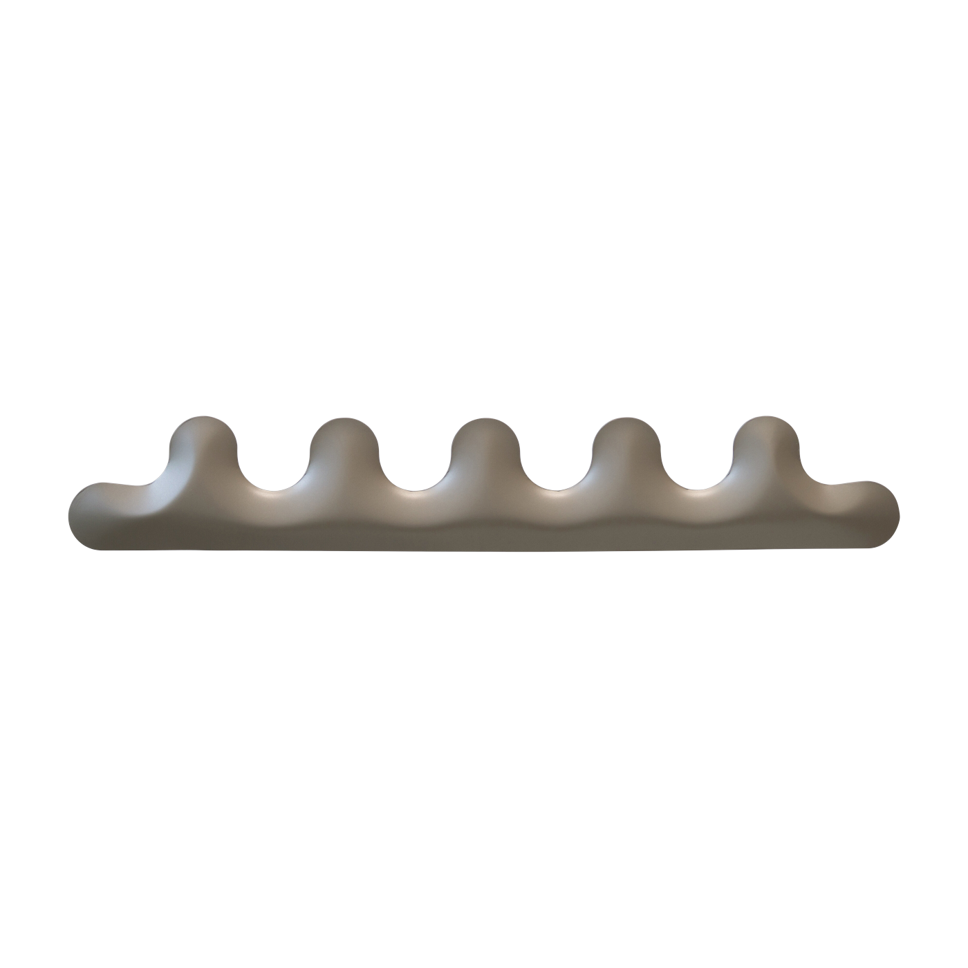 mat Appendiabiti in acciaio grigio-beige Kamm 5 - Zieta