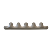 Grey-beige steel coat rack mat Kamm 5 - Zieta