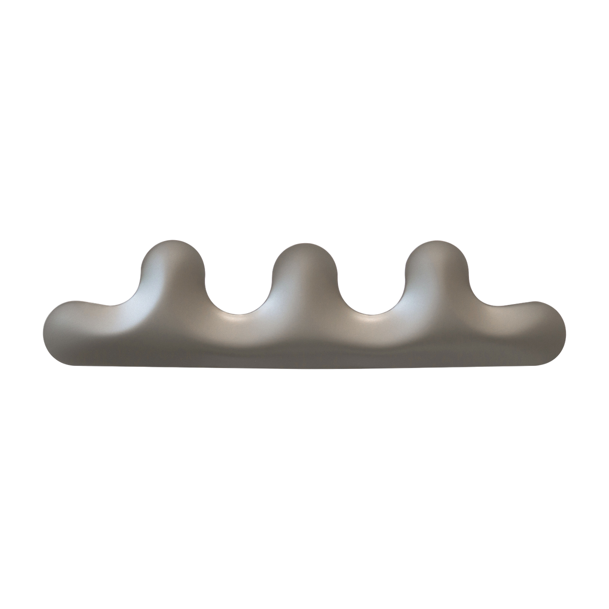 mat Appendiabiti in acciaio grigio-beige Kamm 3 - Zieta