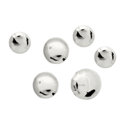6 décorations polished stainless steel Pinset - Zieta