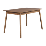 Table à manger rectangulaire avec rallonge en noyer naturel 120/162x80cm Glimps - Zuiver