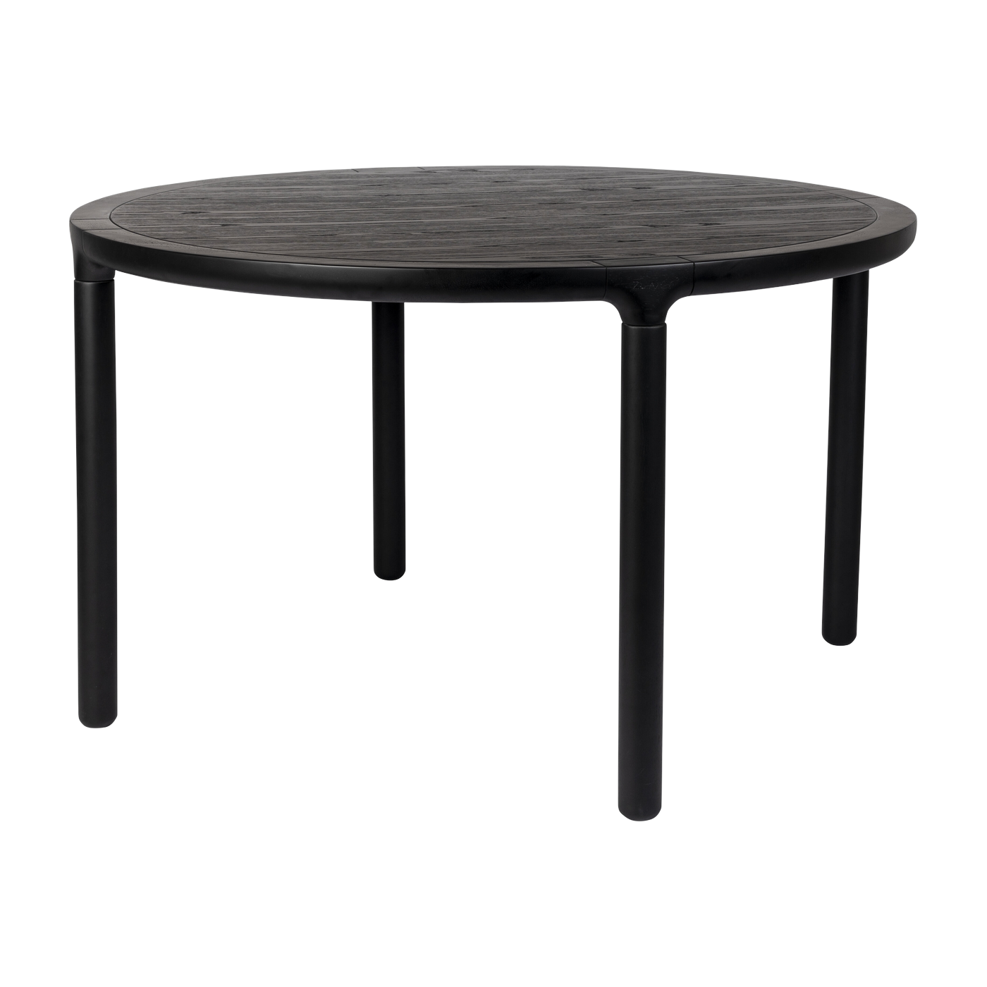 Dining table ronde in black ash 128x75cm Storm - Zuiver