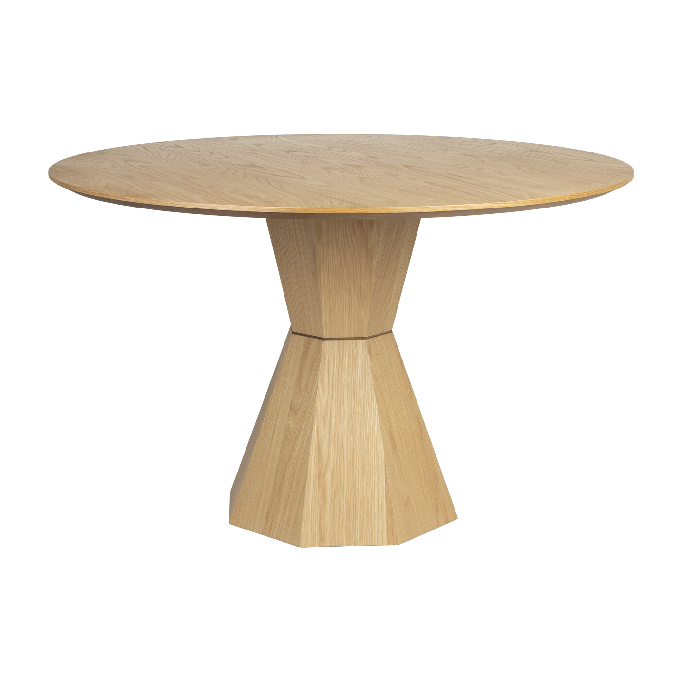 Table à manger ronde en acacia 120x75cm Lotus - Zuiver