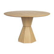 Table à manger ronde en acacia 120x75cm Lotus - Zuiver