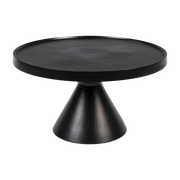 Table basse ronde en aluminium noir 60x33cm Floss - Zuiver