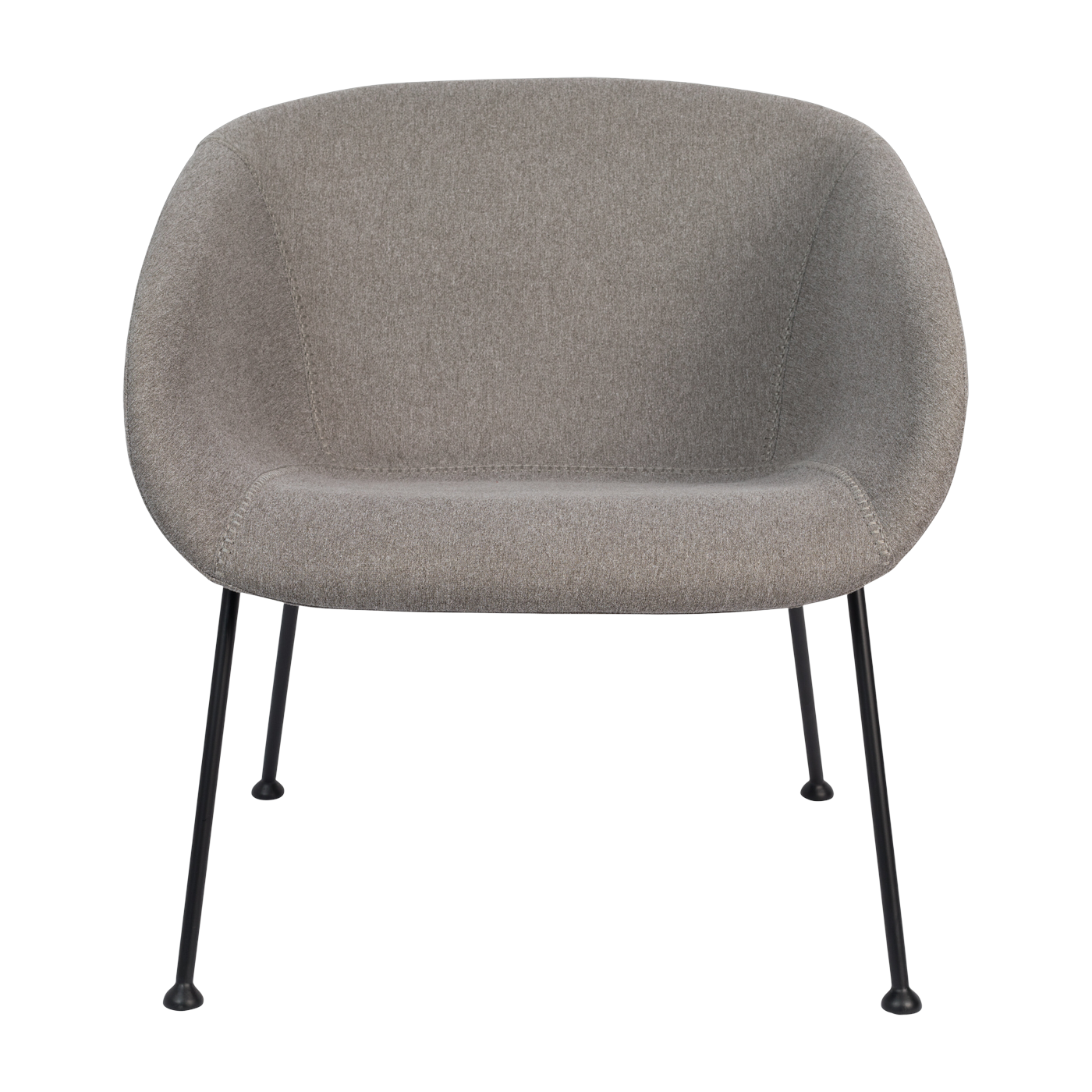 Poltrona Feston 72 cm in tessuto grigio - Zuiver