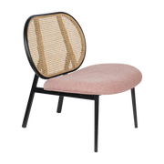 Sessel aus cannage und rosa Sitzfläche 84cm Spike -. Zuiver