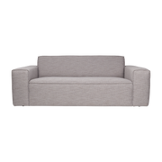 Sofá 2, 5 plazas poliéster gris 200cm Bor - Zuiver