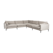 angle Summer Divano da 7 posti a doghe in poliestere 318 cm - Zuiver