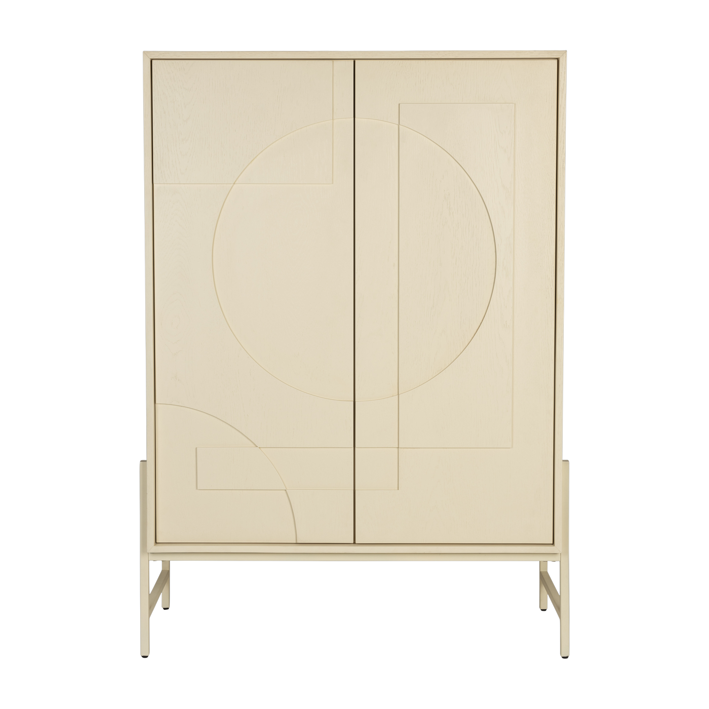 Kommode aus Eiche beige 140x100cm Faces - -. Zuiver