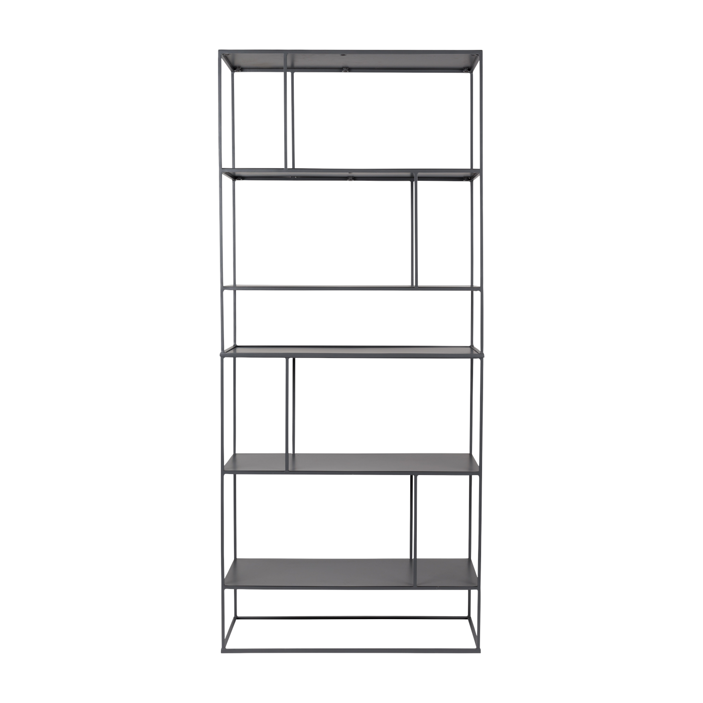 Libreria Son in ferro grigio 30x76x88cm - Zuiver
