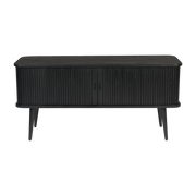 Sideboard aus schwarz gebeizter Eiche 120cm Barbier -. Zuiver