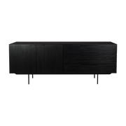 Buffet en chêne noir 180cm Travis - Zuiver