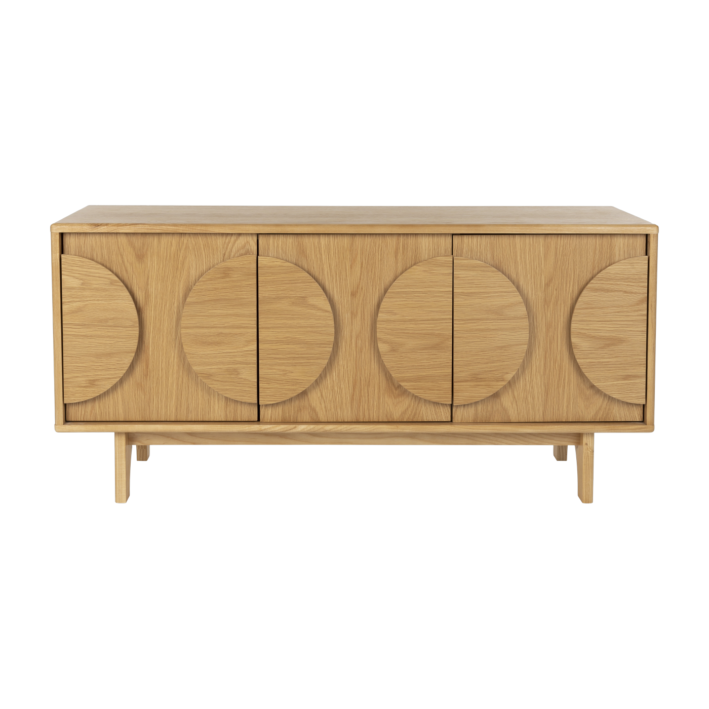 Groove Credenza a 3 ante in rovere naturale 120cm - Zuiver