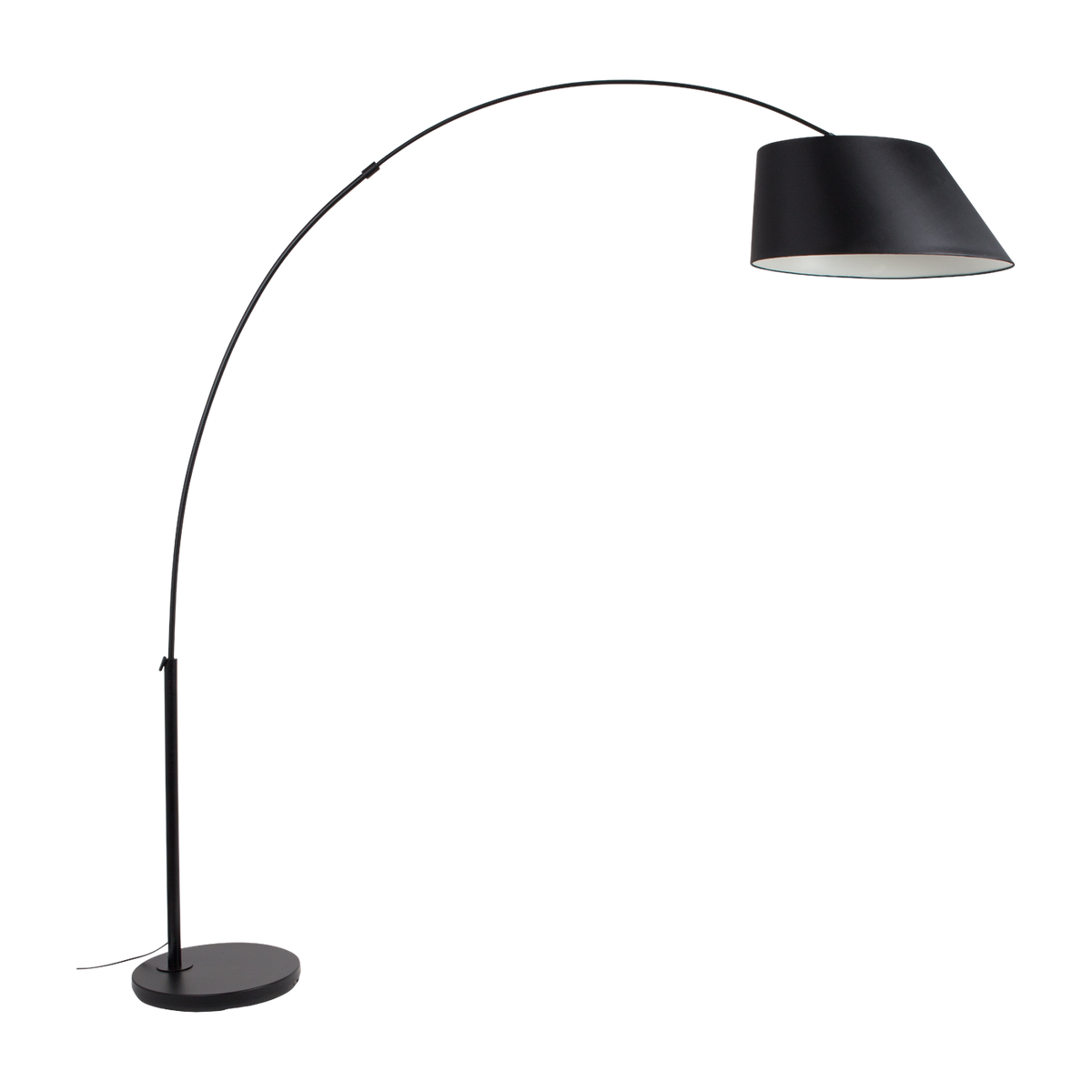 Arc Lampada da terra in metallo nero 222, 5 cm - Zuiver