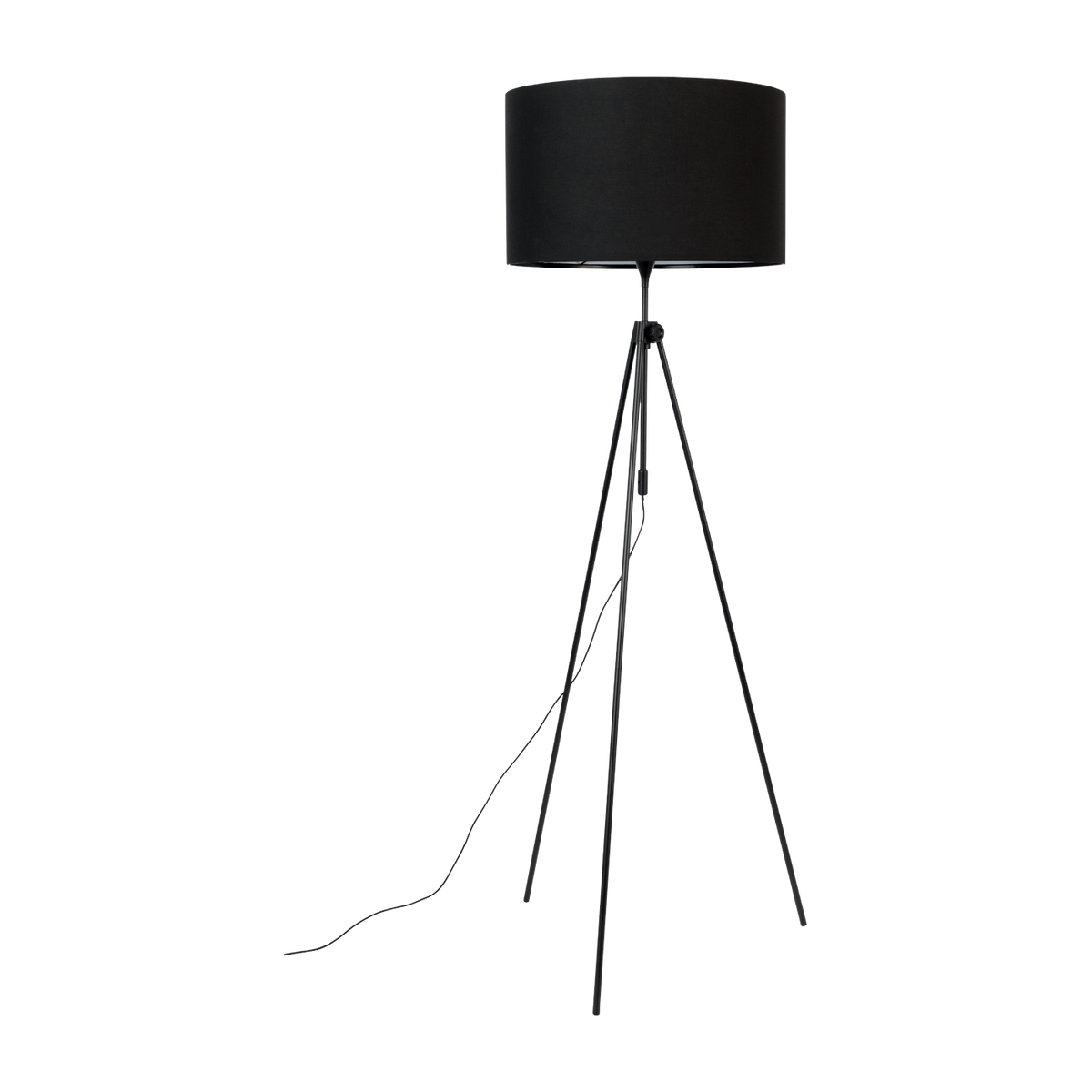 Lampada da terra in metallo nero 153cm Lesley - Zuiver