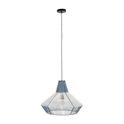 Fairy 55cm light blue cotton pendant lamp - Zuiver