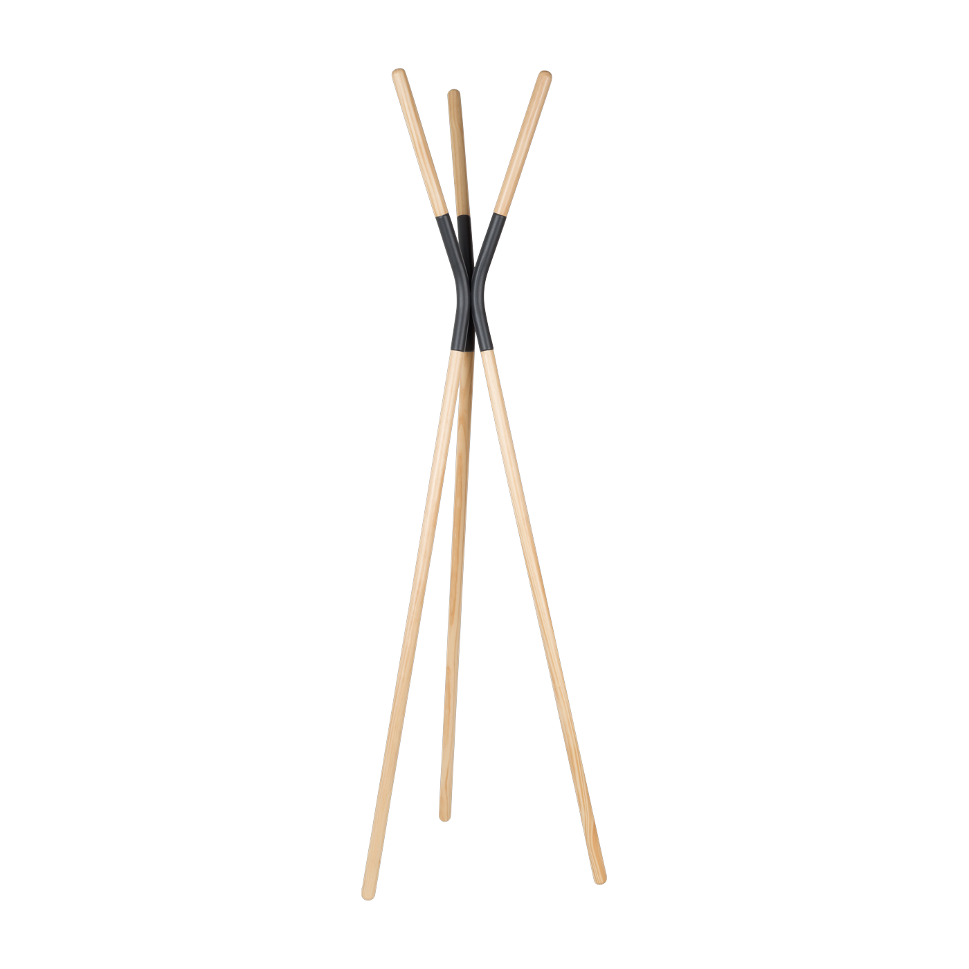 Porte-manteaux en sapin détails gris foncé 176cm Pinnacle - Zuiver