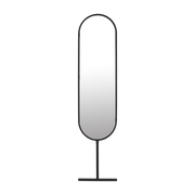 Tess Specchio da tavolo in acciaio nero 165 cm Zuiver
