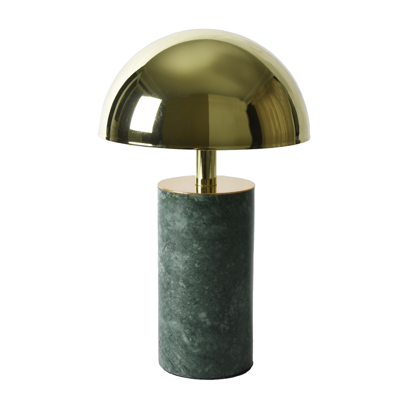 Walking lamp in green marbre and gold shade 15x27cm Adei - Baccaris