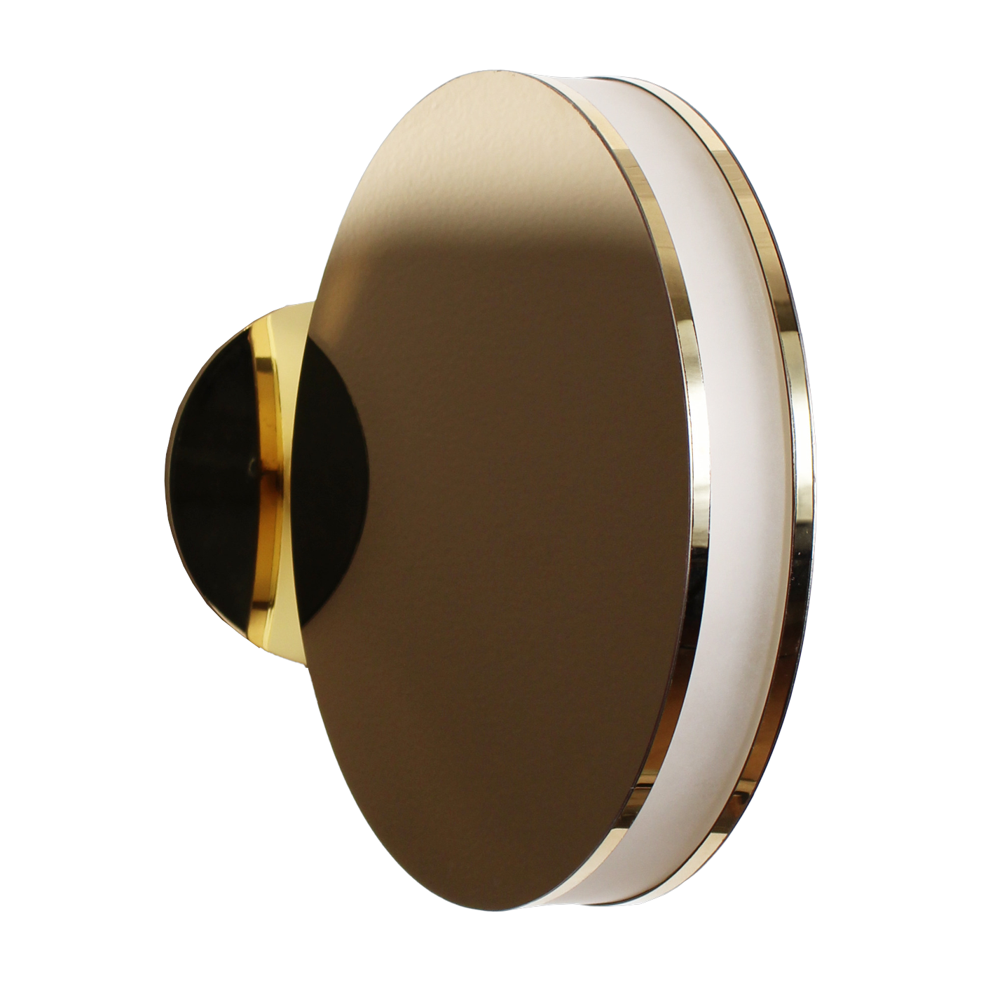 Dimmable wall light in mirror polish 20x3cm Myra - Baccaris