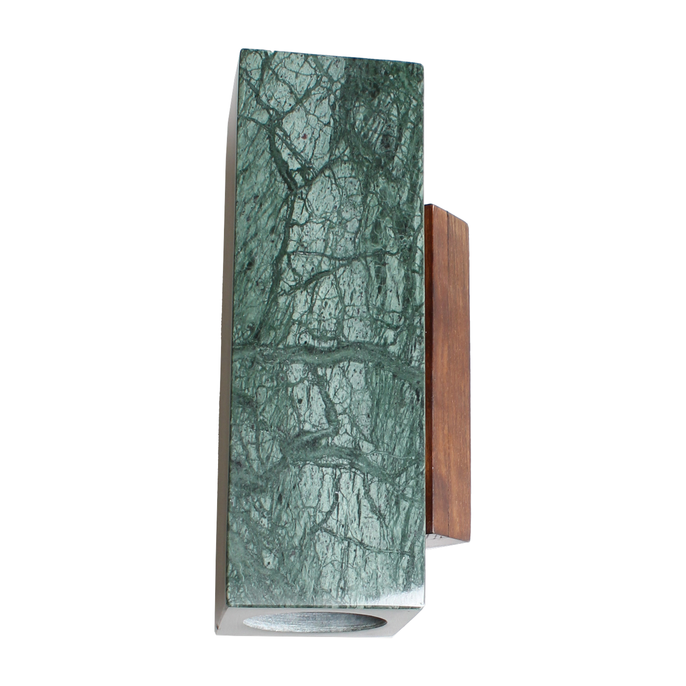 Rectangular wall lamp in marbre green 8x11, 5x25cm Kali - Baccaris