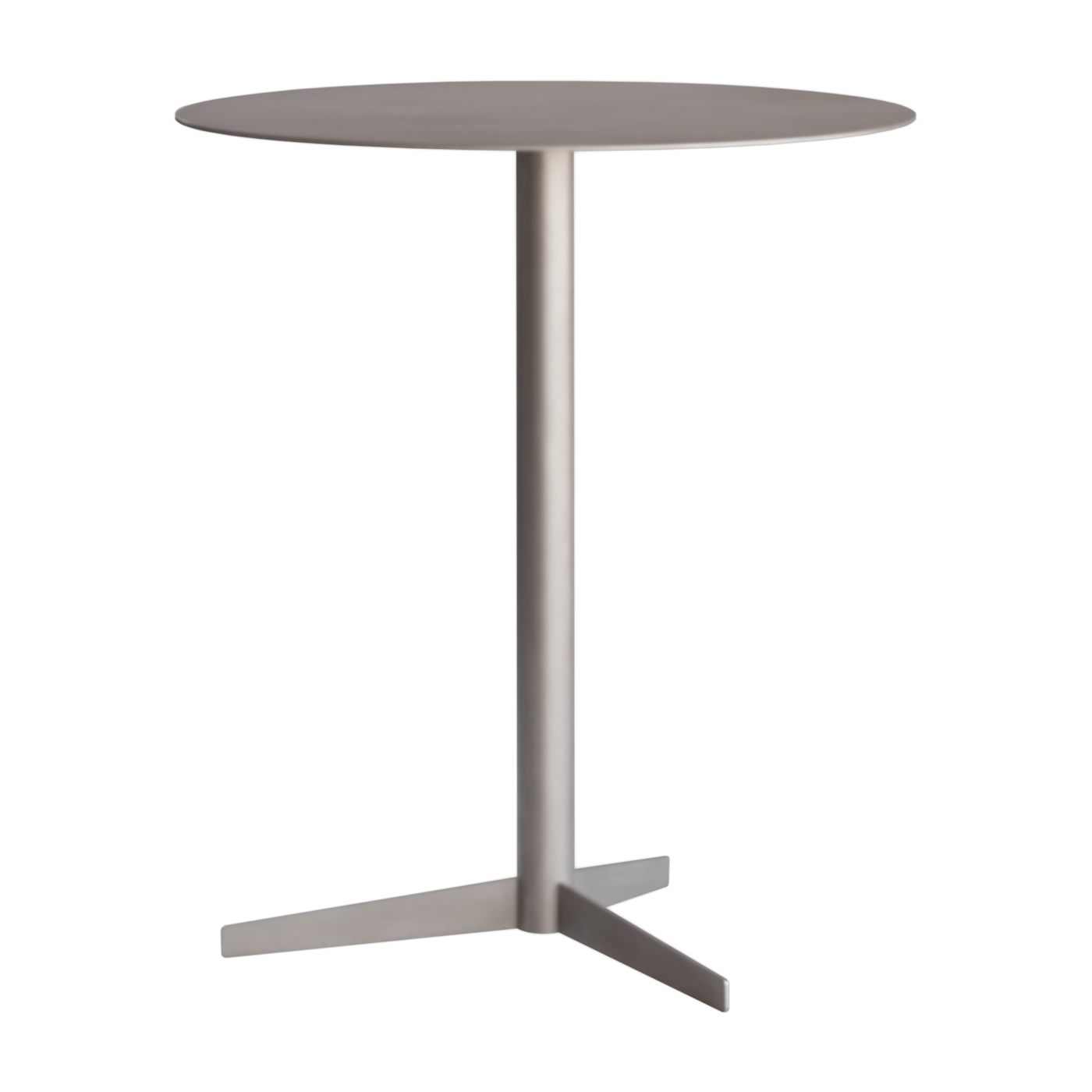 طاولة مستديرة من الفولاذ المقاوم للصدأ المصقول 65x75cm Isla x Paul Delrez - Koge Design