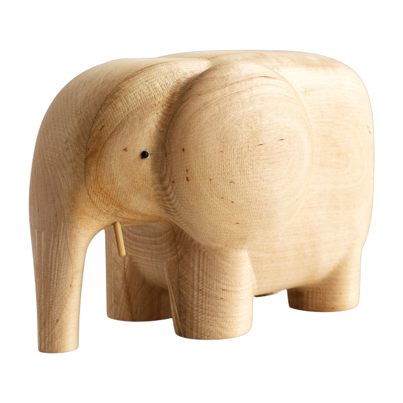 Natural birch elephant figurine I Piccolini - EMKO