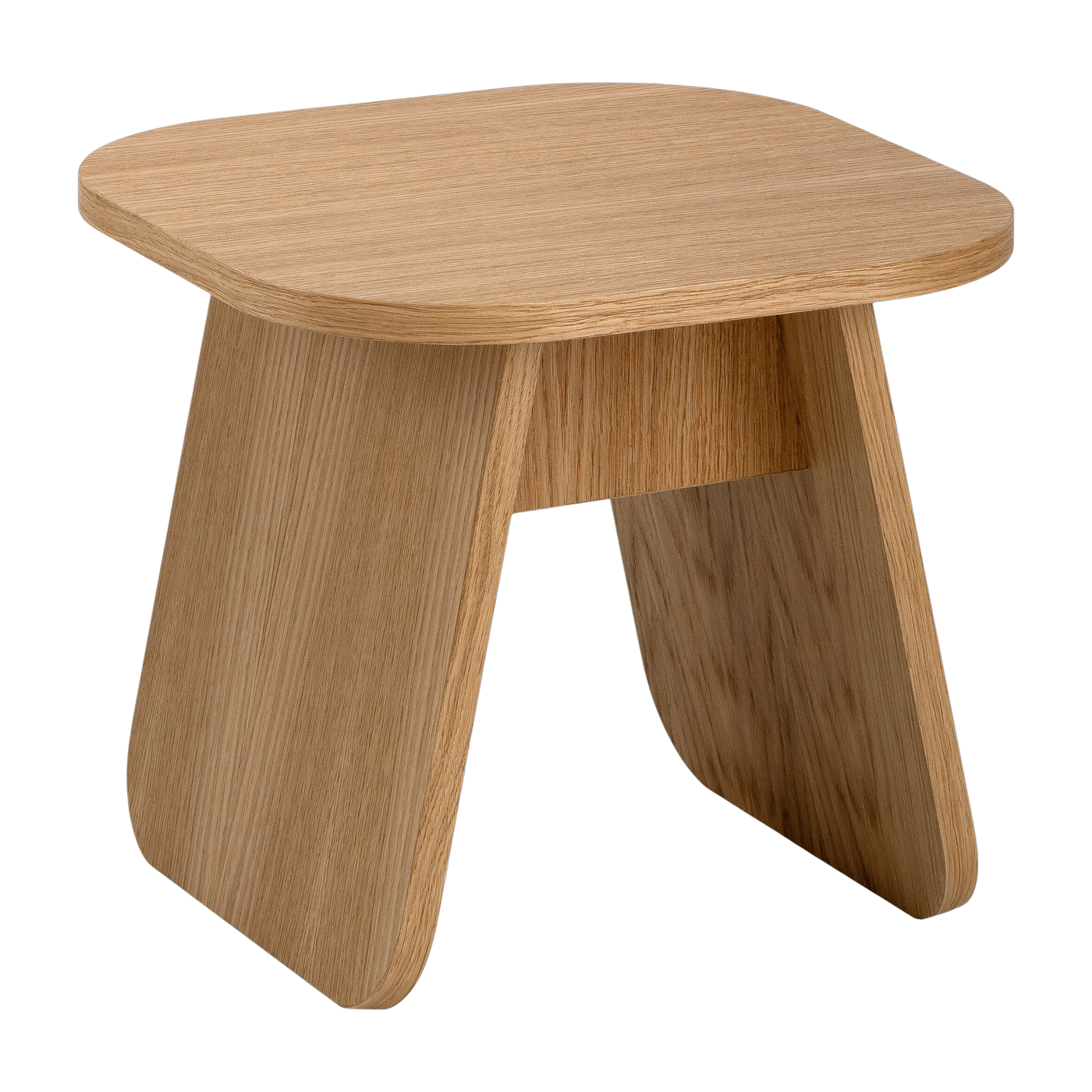 Momoko square side table in oiled oak 40x40x35cm - EMKO