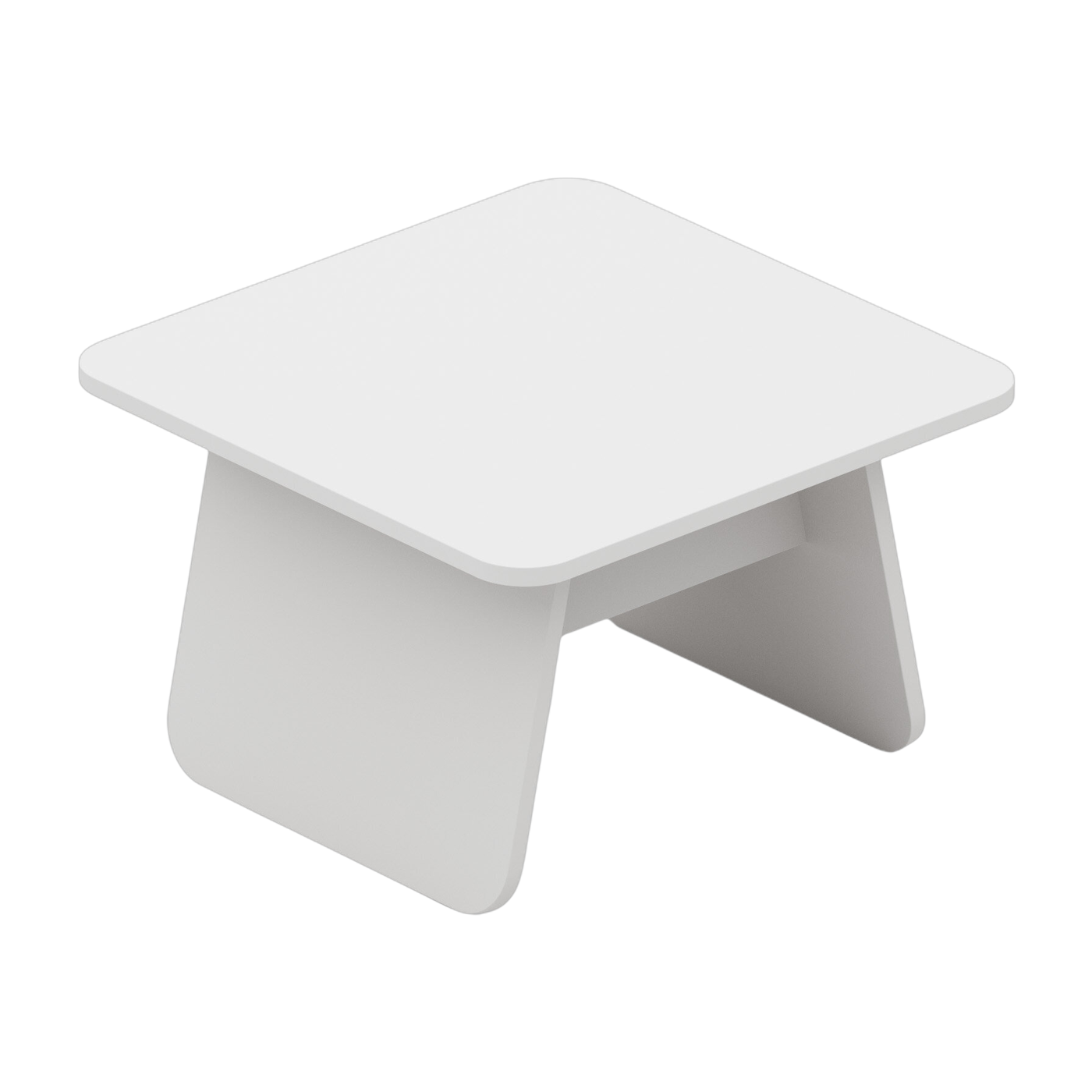 Mesa de centro cuadrada de roble blanco 60x60x38cm Momoko - EMKO