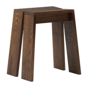 Tabouret en frêne teinté marron 46cm Let - Normann Copenhagen