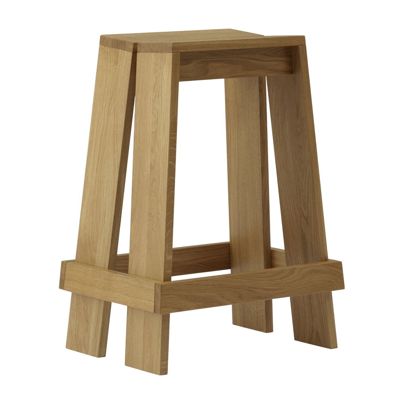 Sgabello da bar Let in rovere laccato 65cm - Normann Copenhagen