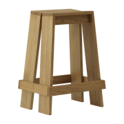 Tabouret de bar en chêne laqué 65cm Let - Normann Copenhagen