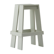 Tabouret de bar en frêne teinté gris 75cm Let - Normann Copenhagen