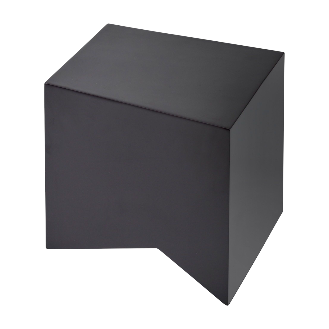 Dark brown wooden side table 39x38x35cm Basile - Serax