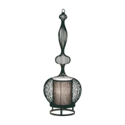 Lampada in metallo nero 24x66cm Impératrice - Forestier