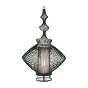 Schwarze Metalllampe 21x57cm Opium -. Forestier
