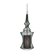 Tibet colgante de metal negro 24x60cm - Forestier