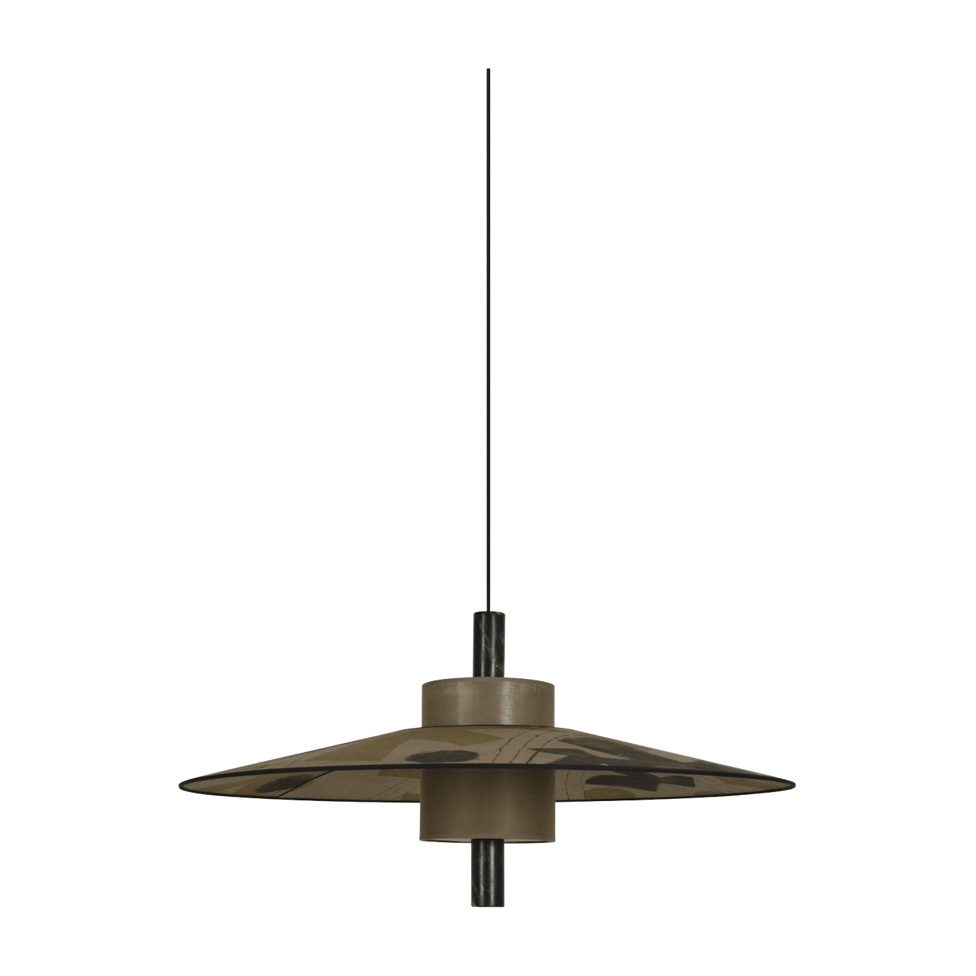 etchnic 95cm fabric lampshade Thésée - Forestier